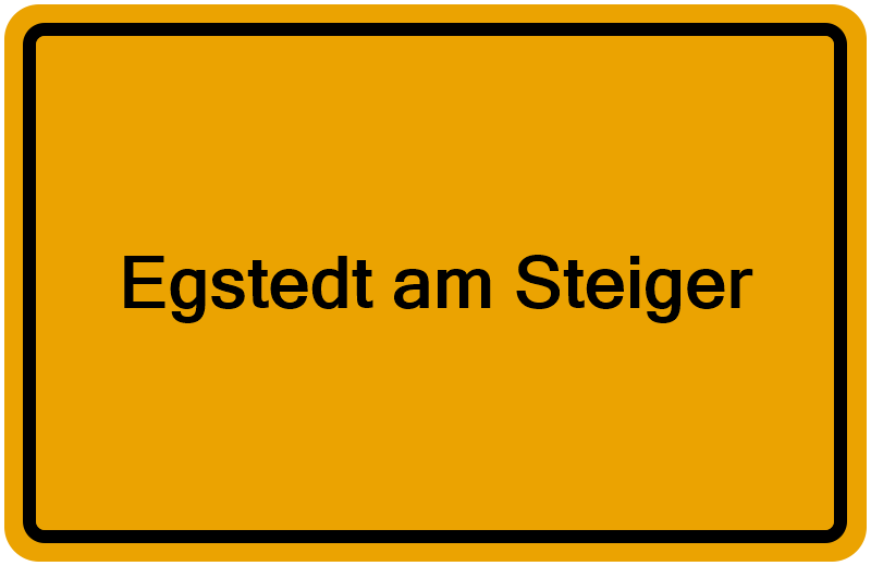 Handelsregisterauszug Egstedt am Steiger